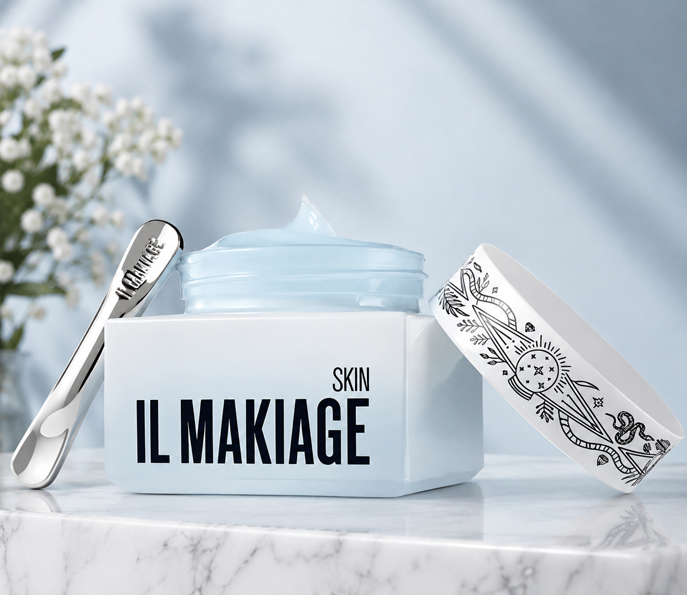 IL MAKIAGE Power Lift Plumping Cream 50ml / 1.69 fl oz | Anti-Aging Collagen-Boost Moisturizer