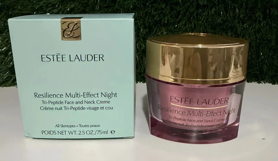 Estée Lauder Resilience Multi-Effect Night Tri-Peptide Face & Neck Creme 2.5 oz / 75ml