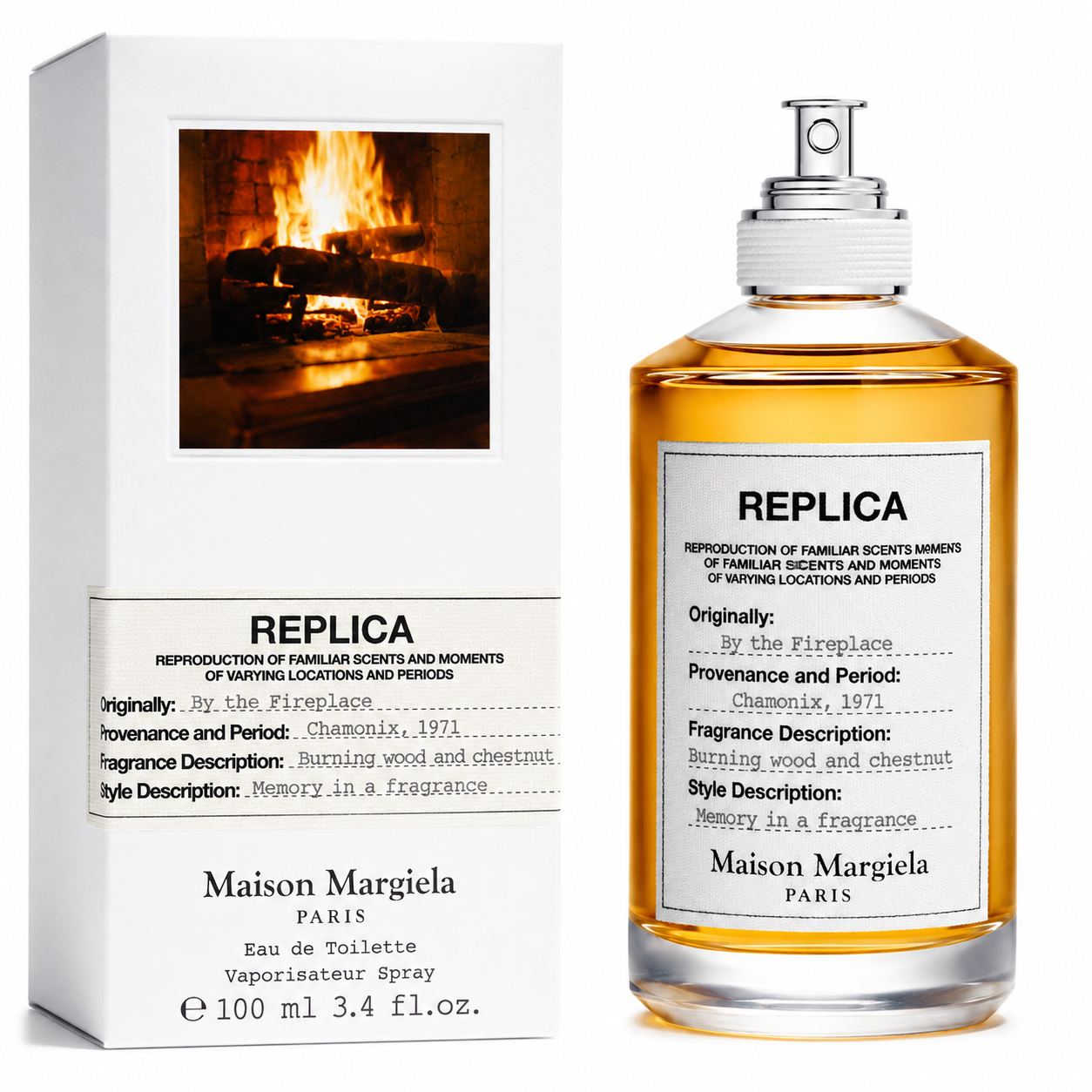 Maison Margiela REPLICA By the Fireplace Eau de Toilette 3.4 oz /